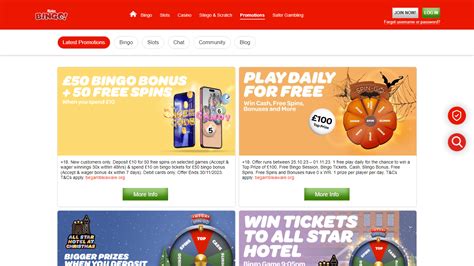 sun bingo desktop site.